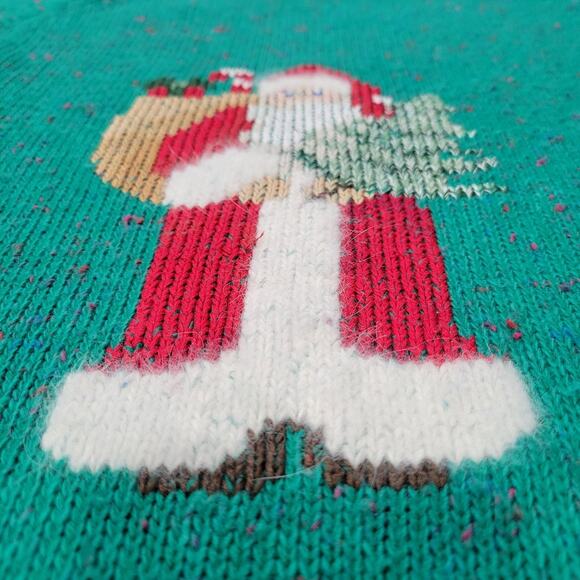 Vintage Christmas Santa Sweater Stefano Worldwide - Picture 6 of 11